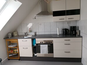 Apartment, Private Bathroom | Shared kitchen | Highchair - Ferienwohnung Gebauer (Hornbach)