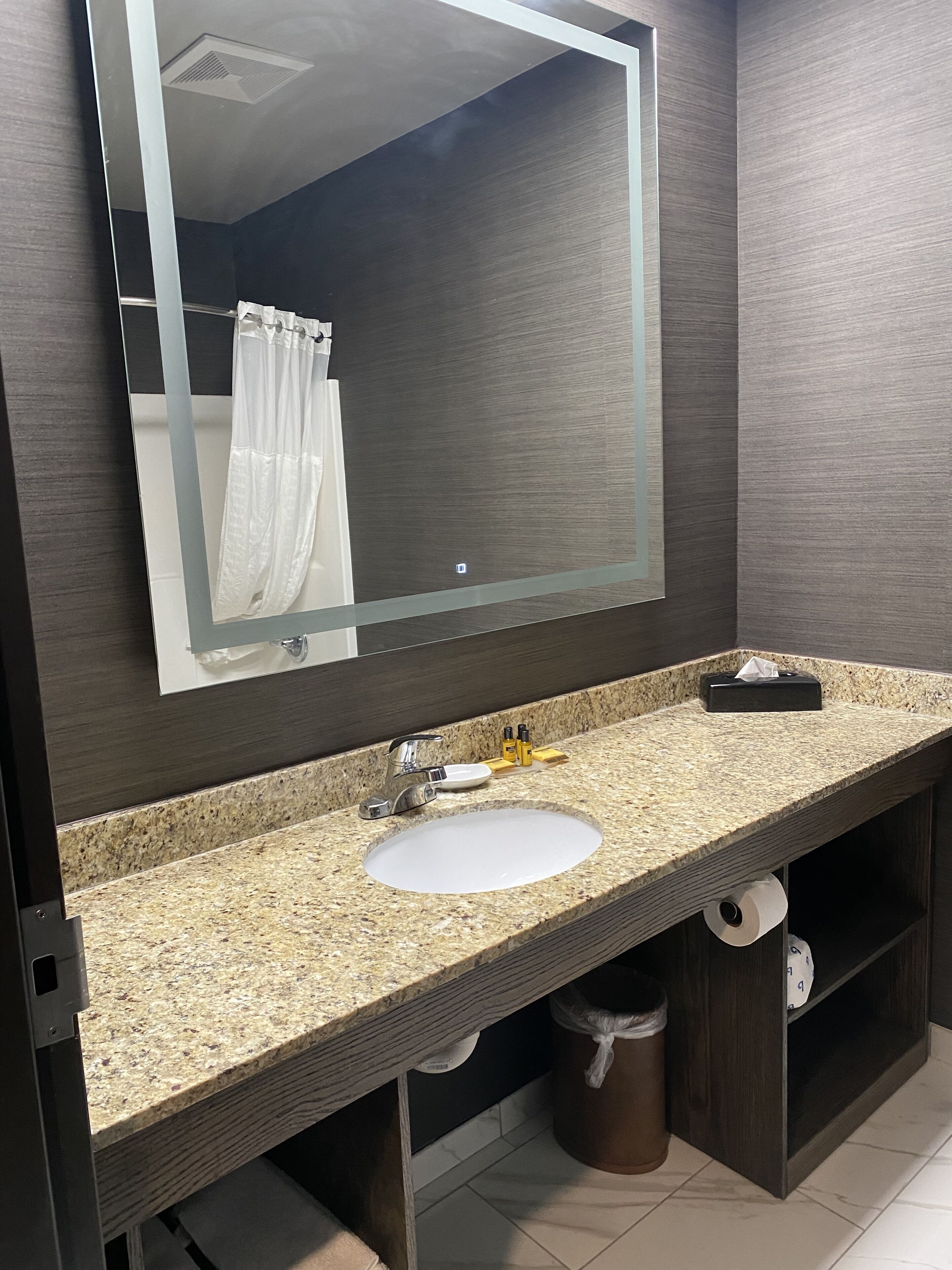 free toiletries, hair dryer, towels, soap