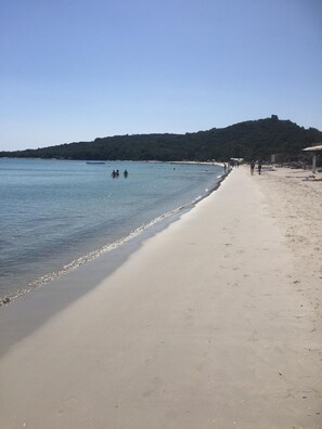 On the beach