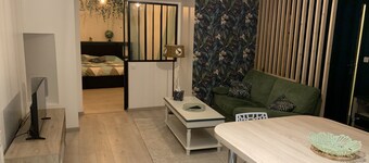 Quiet, fully-equipped apartment in the heart of Meung/Loire