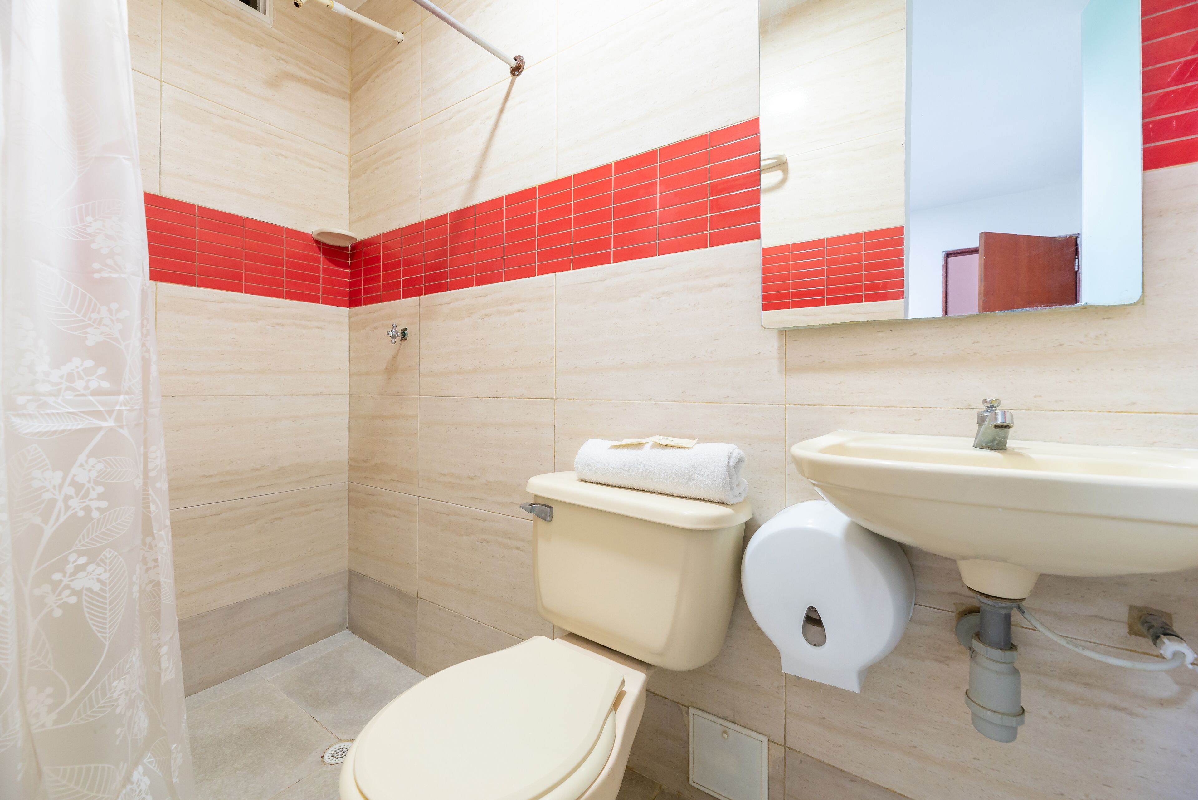 superior double room | bathroom | shower, designer toiletries, towels, soap