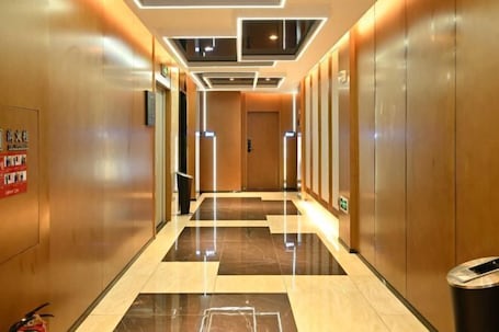 Innenbereich. Mingzhu Hotel