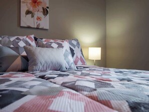 8 bedrooms, iron/ironing board, travel cot, WiFi