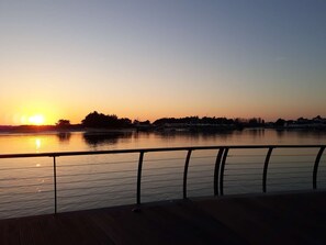 Udsigt fra overnatningsstedet