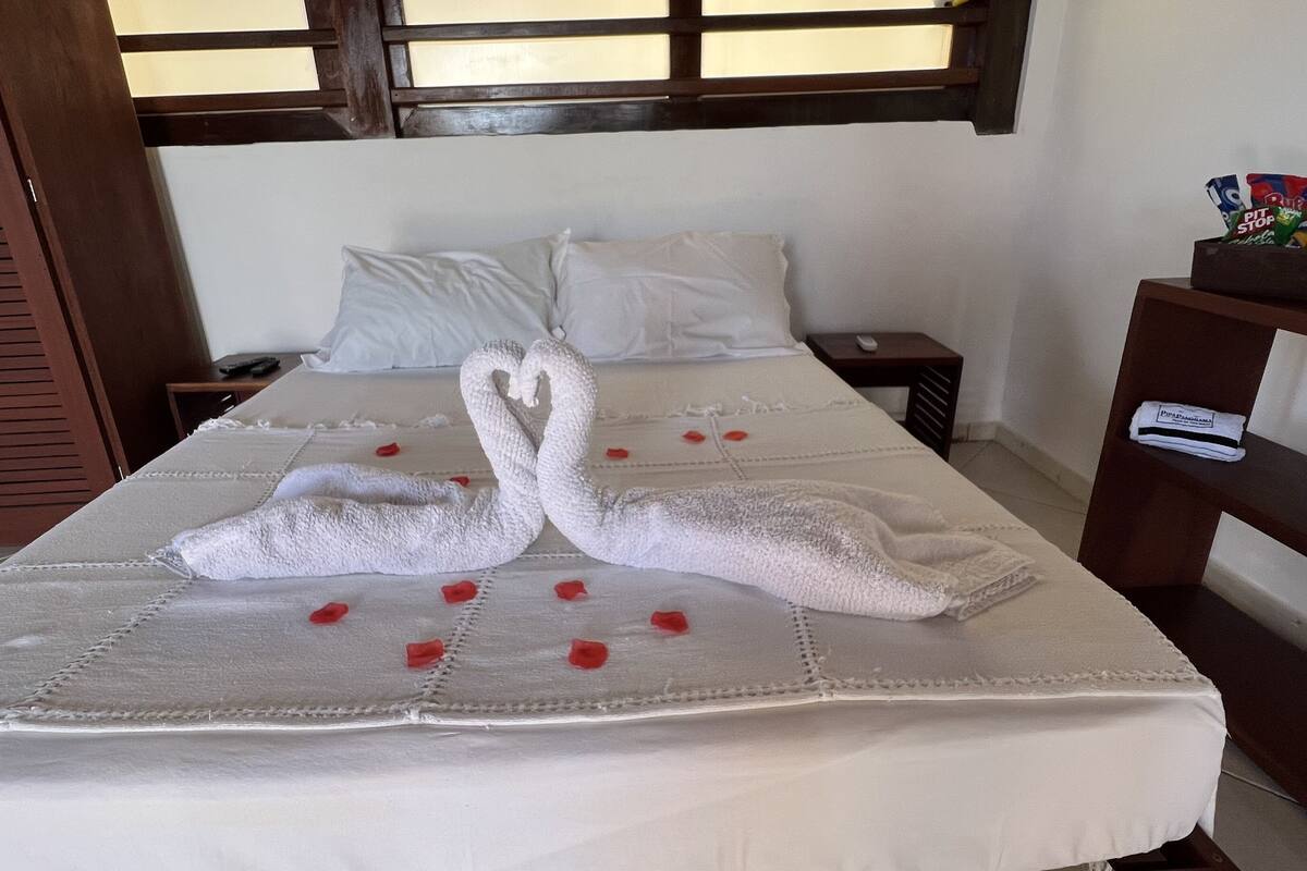 Quarto casal premier, 1 quarto, no jardim | Roupas de cama premium, frigobar, Wi-Fi de cortesia