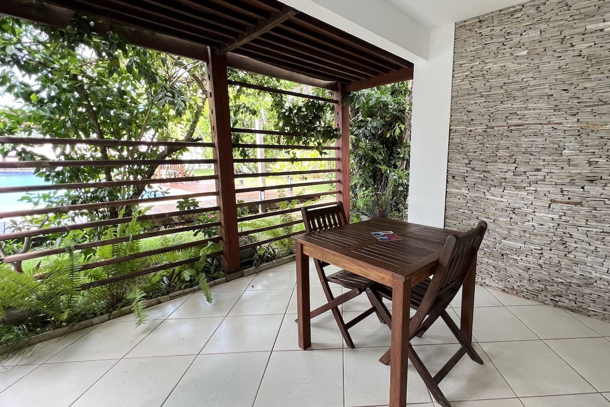 Suíte estúdio premier, 1 quarto, no jardim | Terraço/pátio