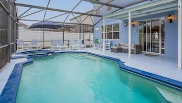 Indoor pool, a heated pool