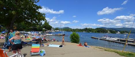Beach nearby, beach towels