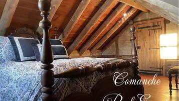 2 slaapkamers, een kluis op de kamer, beddengoed