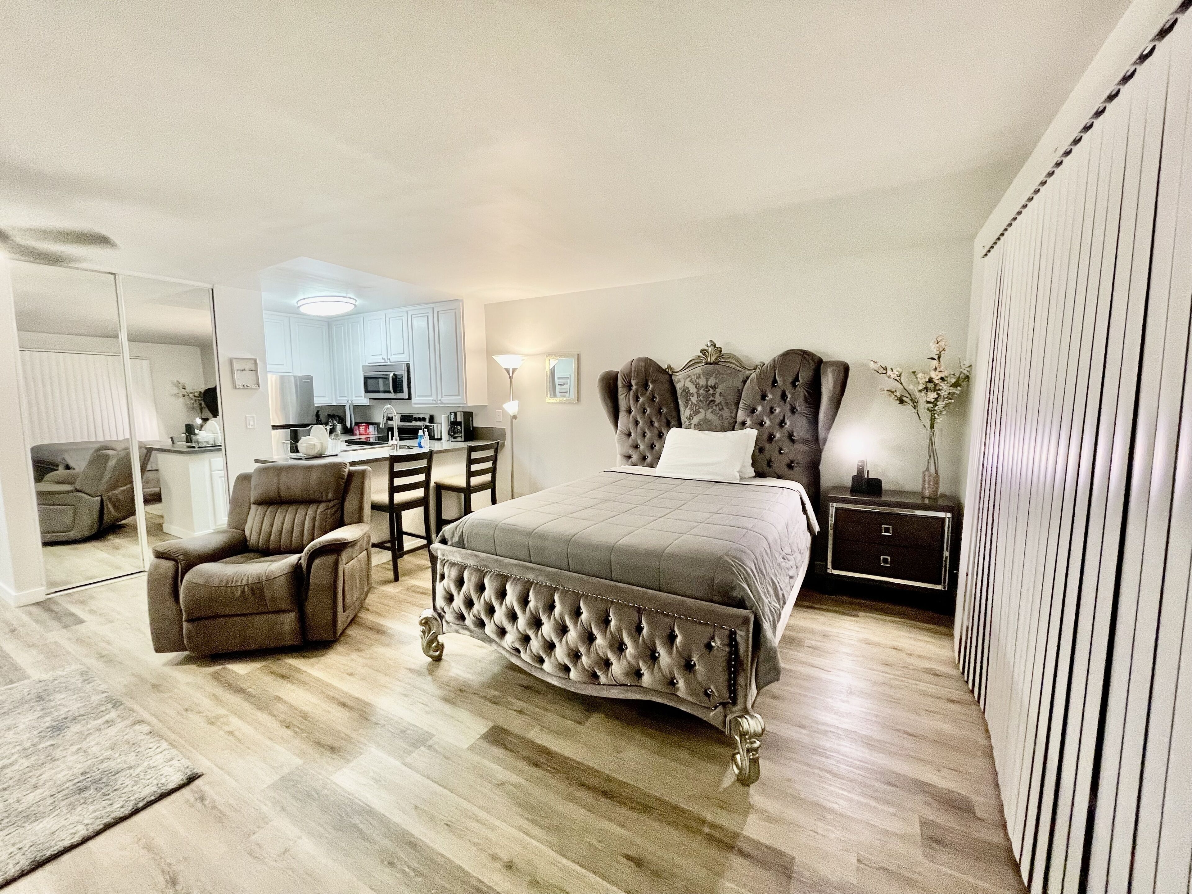 1 sovrum, strykjärn/strykbräda, gratis wi-fi och sängkläder