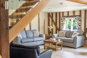 Televisión y chimenea 