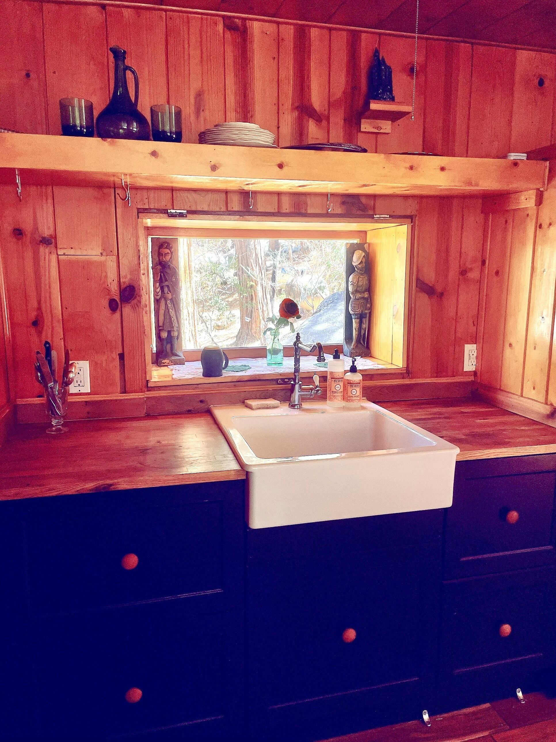 Secluded cabin with an enchanted garden