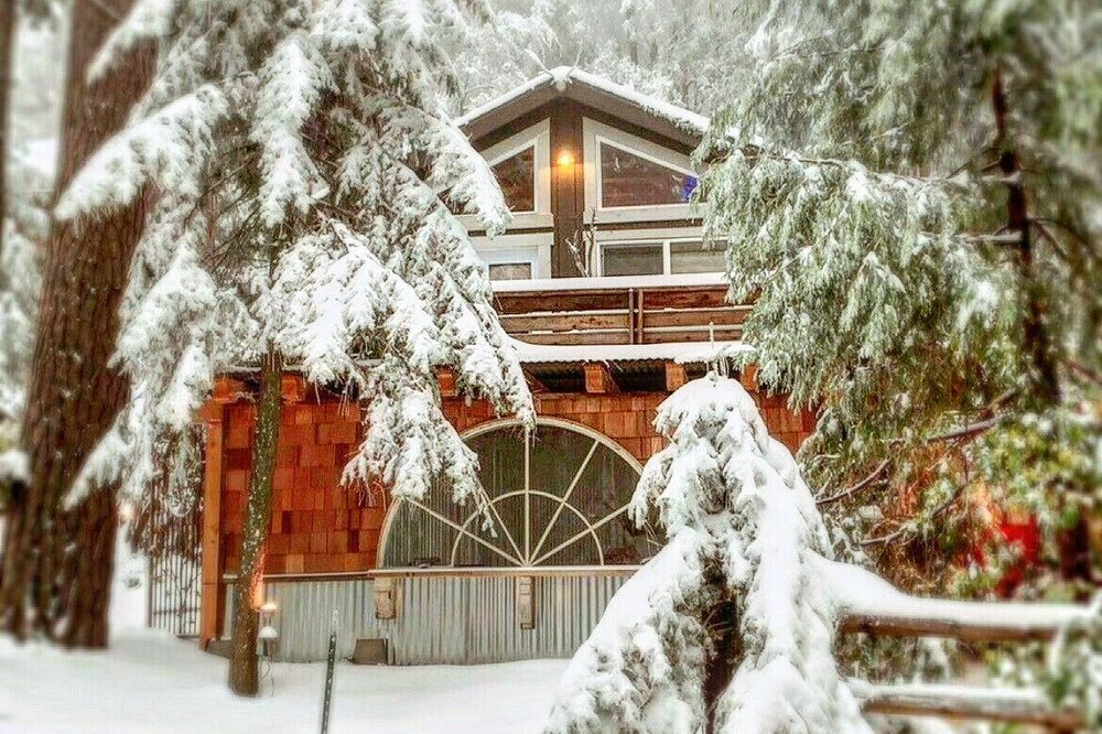 Secluded cabin with an enchanted garden