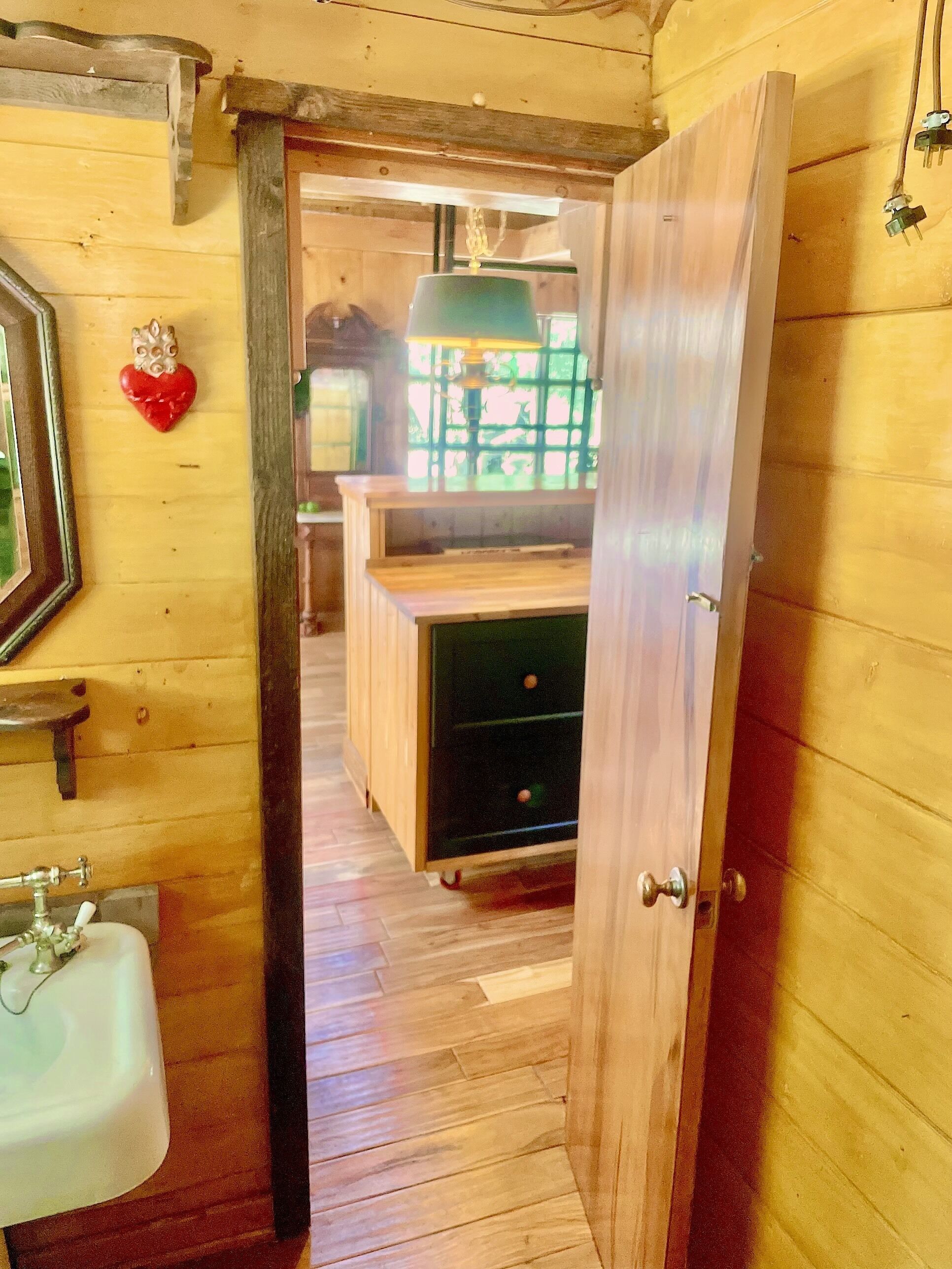 Secluded cabin with an enchanted garden