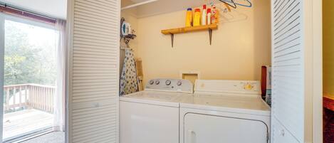 Washer & Dryer | Laundry Detergent Provided