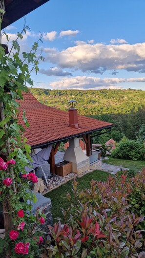 Vue depuis l’hébergement