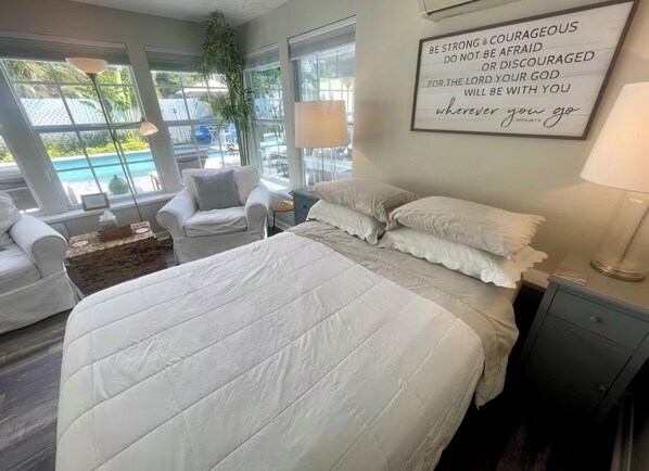 1 soverom, wi-fi (inkludert) og sengetøy