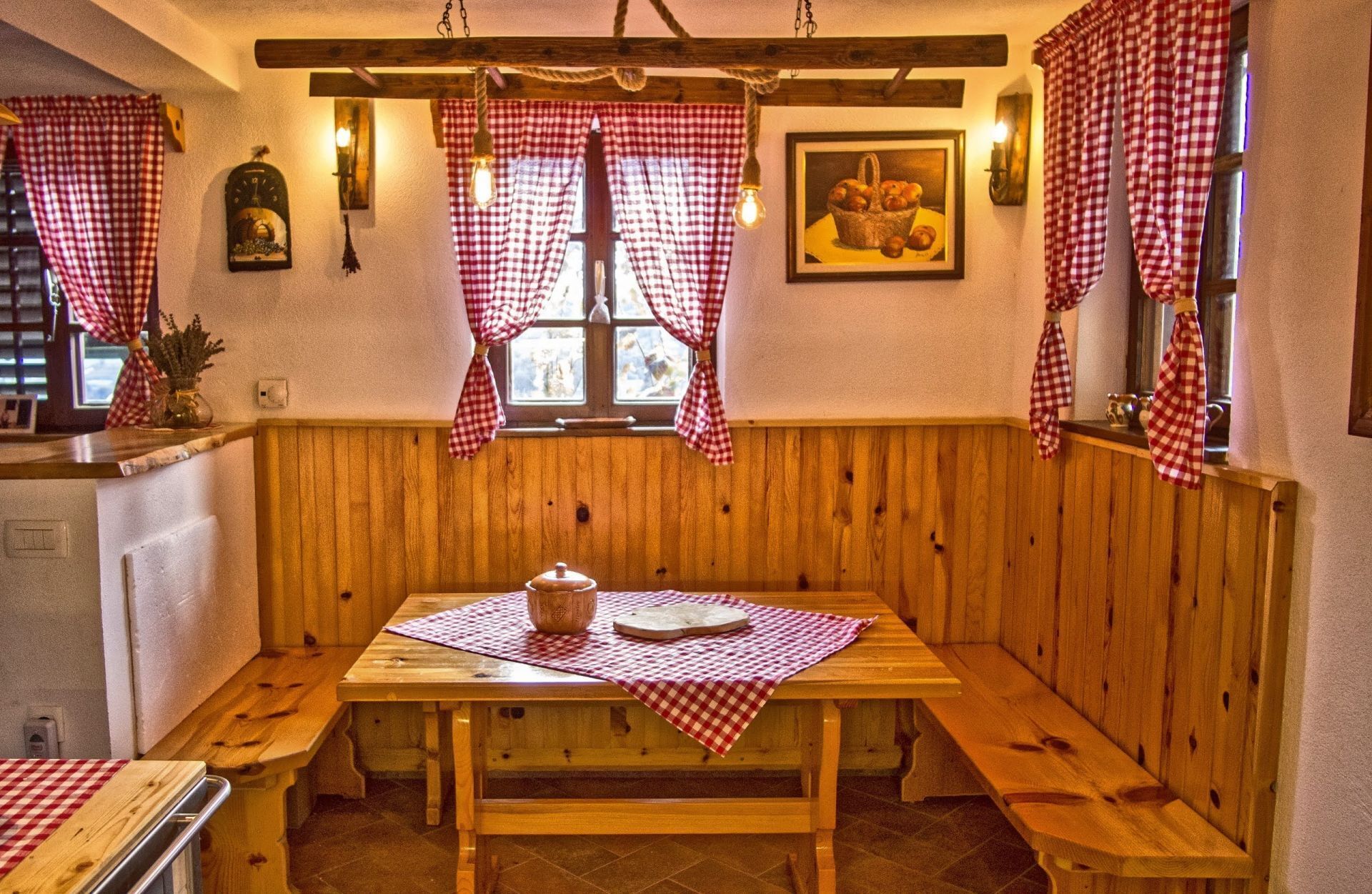Ferienhaus | Wohnbereich | Fernseher