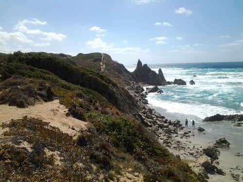 Apartamento "Casa Pineta" con espléndidas vistas al mar, jardín privado y aire acondicionado