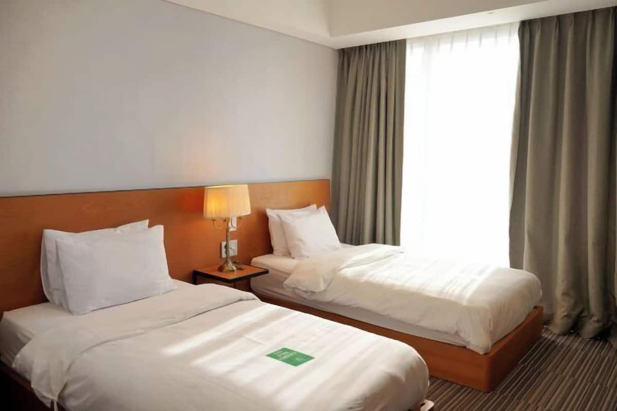 Artículos del minibar gratis, cortinas blackout y insonorización