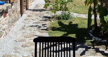 Pretty renovated farmhouse in a garden near the sea