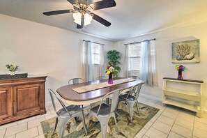 Dining - PCB Group Retreat w/ Deck, 1 Block to Beach! (Panama City Beach)