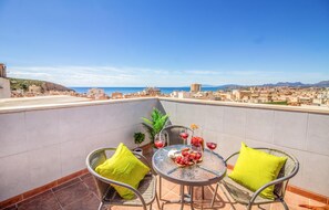 Outdoor dining - Cozy apartment in águilas with kitchen (Águilas)