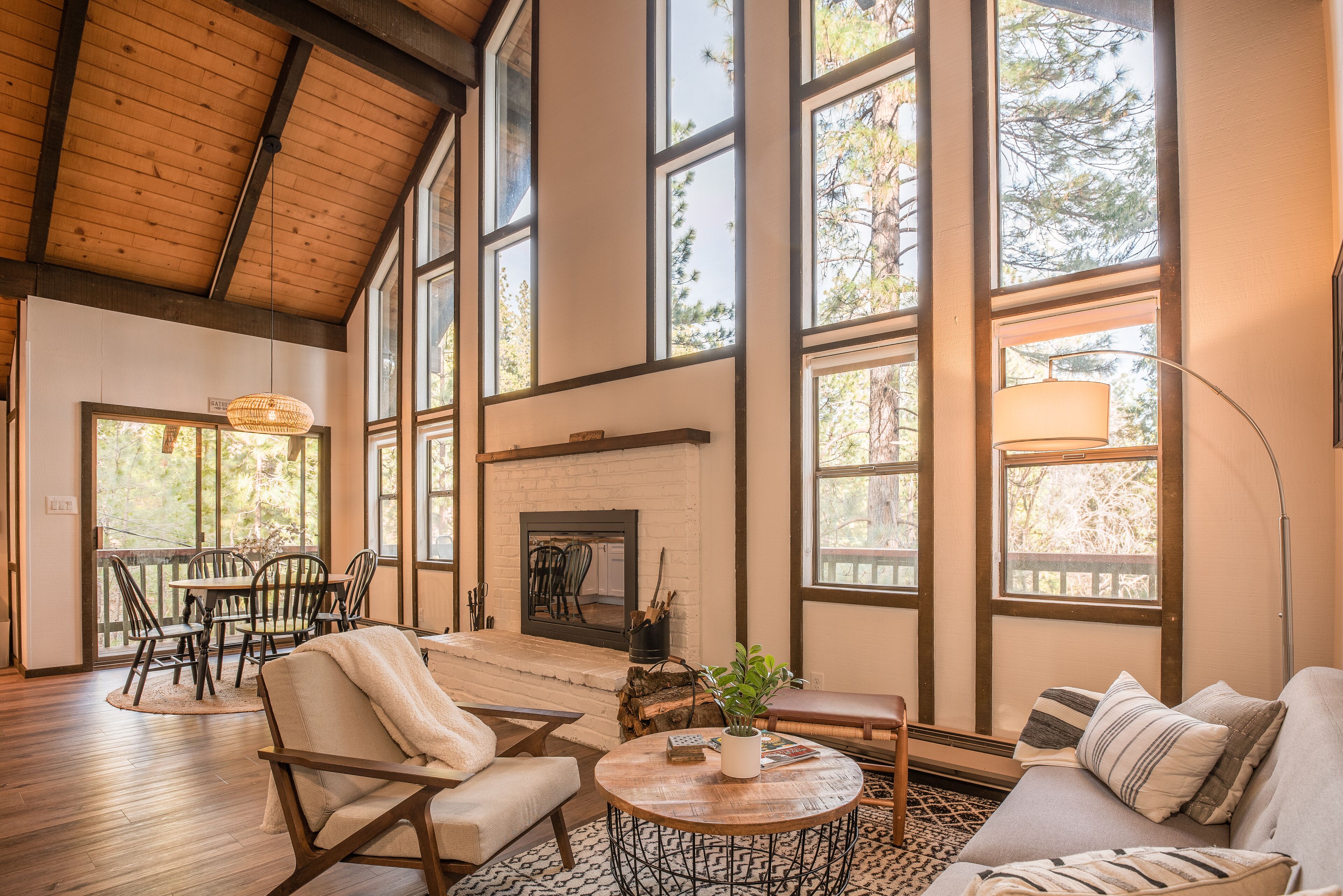 Petal Pines Cabin ~ Awesome A-Frame with A/C: 2  BR, 1  BA Chalet in Arnold, Sleeps 6