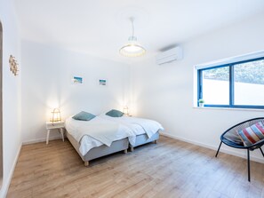 2 Schlafzimmer, Reisekinderbett, WLAN, Bettwäsche