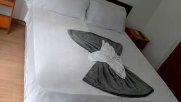 Free WiFi, bed sheets