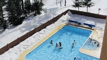 Indoor pool, a heated pool