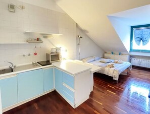 Studio | Down duvets, iron/ironing board, bed sheets - Casa Mirtillo (Turin)