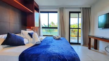 Apartamento conforto, 2 quartos, no piso térreo | 2 quartos, ferros/tábuas de passar roupa, Wi-Fi de cortesia
