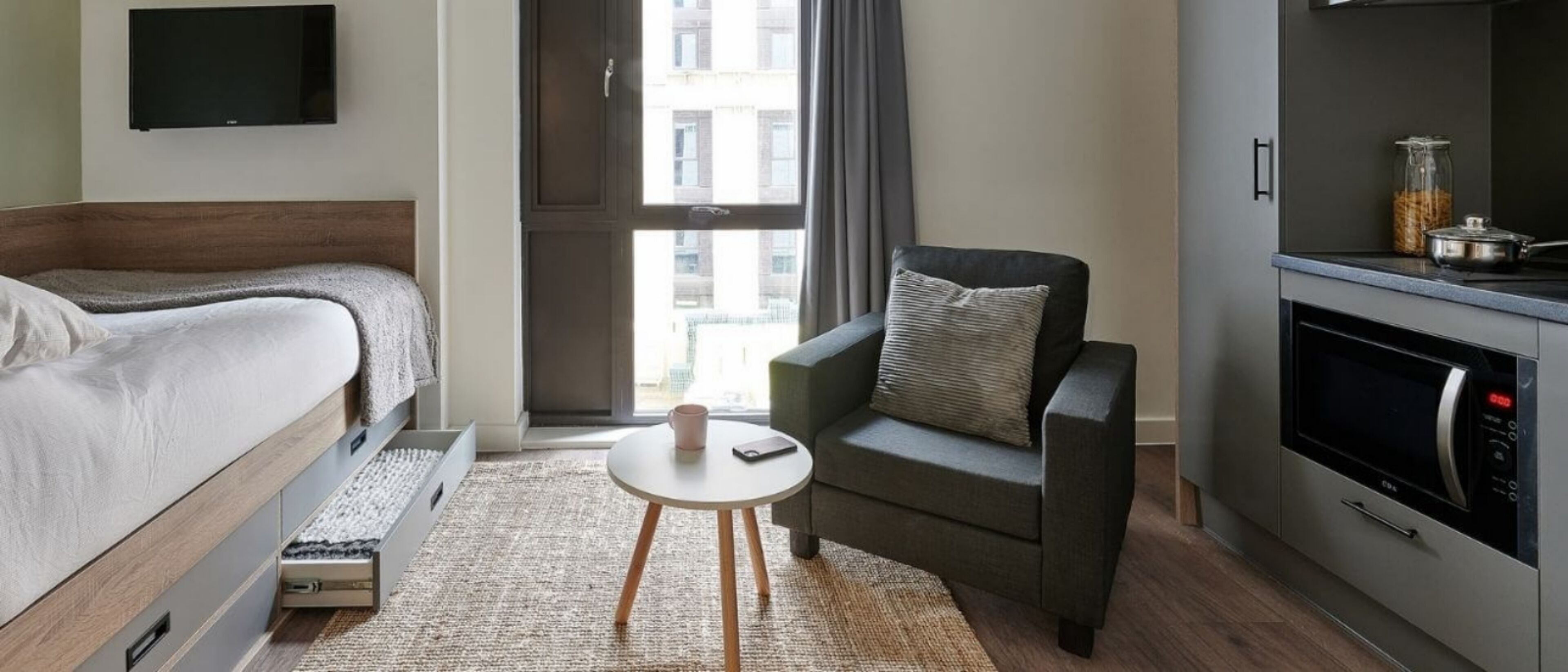 standard studio | individually furnished, desk, laptop workspace, free wifi