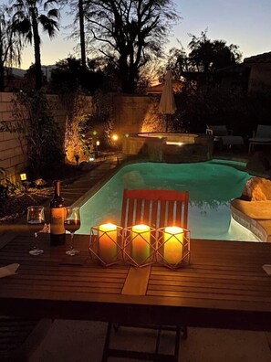 Una piscina climatizada