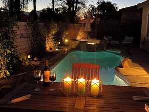 Una piscina climatizada