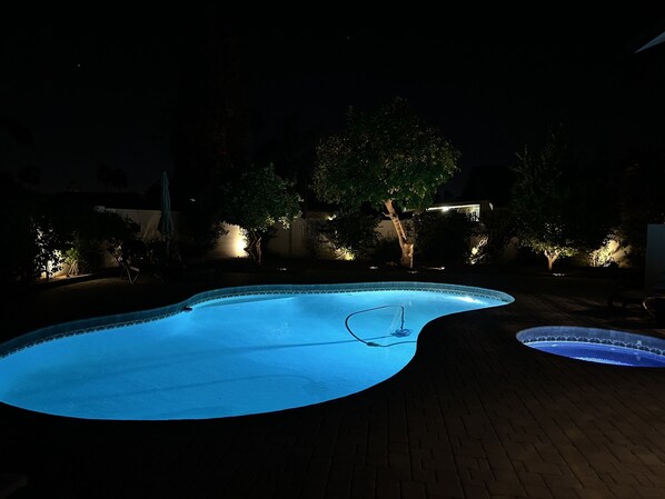 Una piscina climatizada