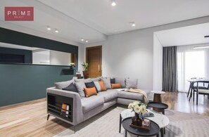 Apartment, 1 Bedroom | Living area