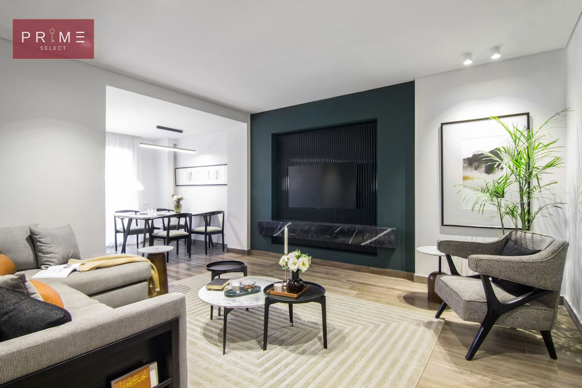 Apartment, 1 Bedroom | Living area | LED TV