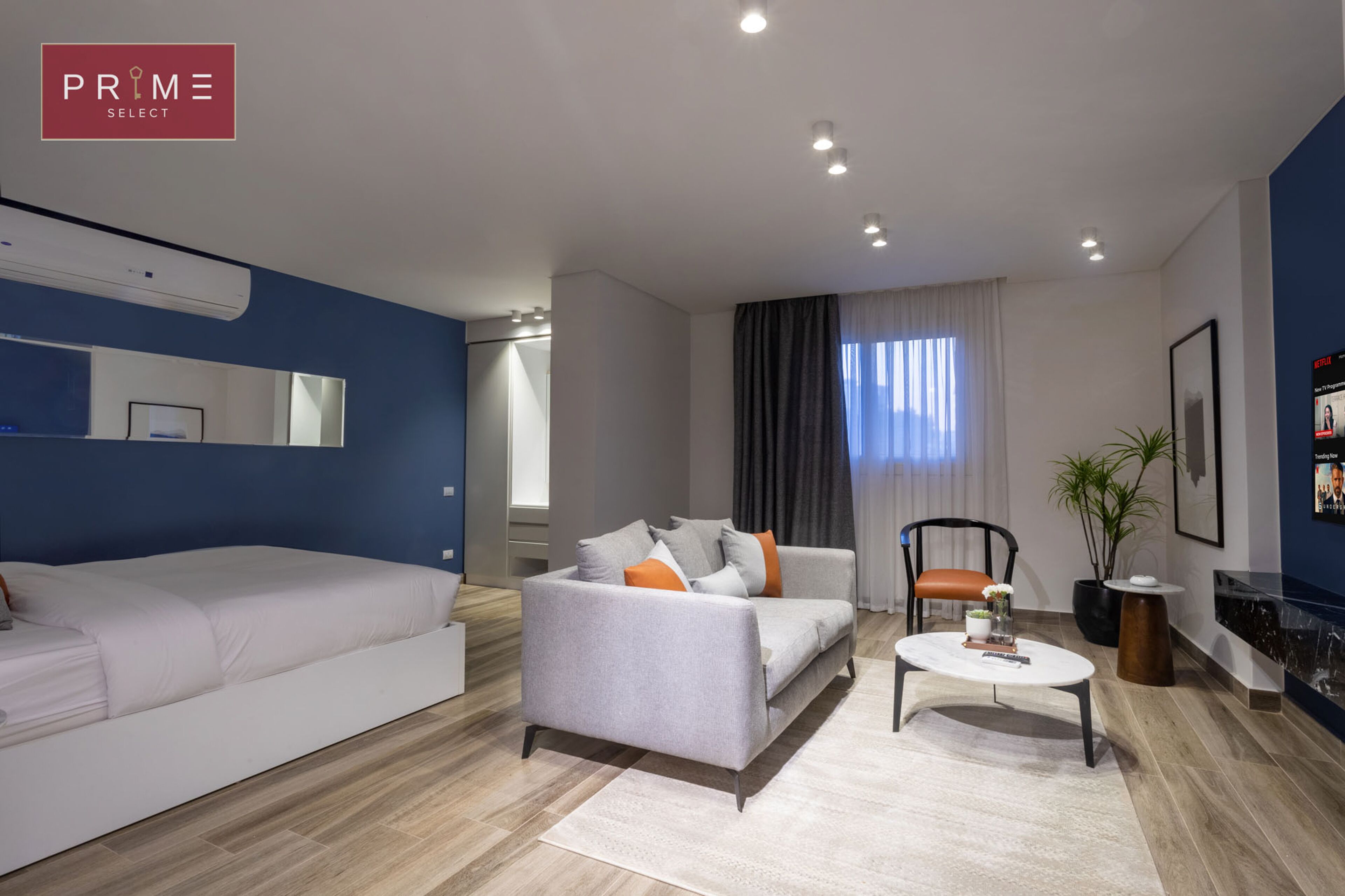 Studio – deluxe | Oppholdsområde | LED-TV