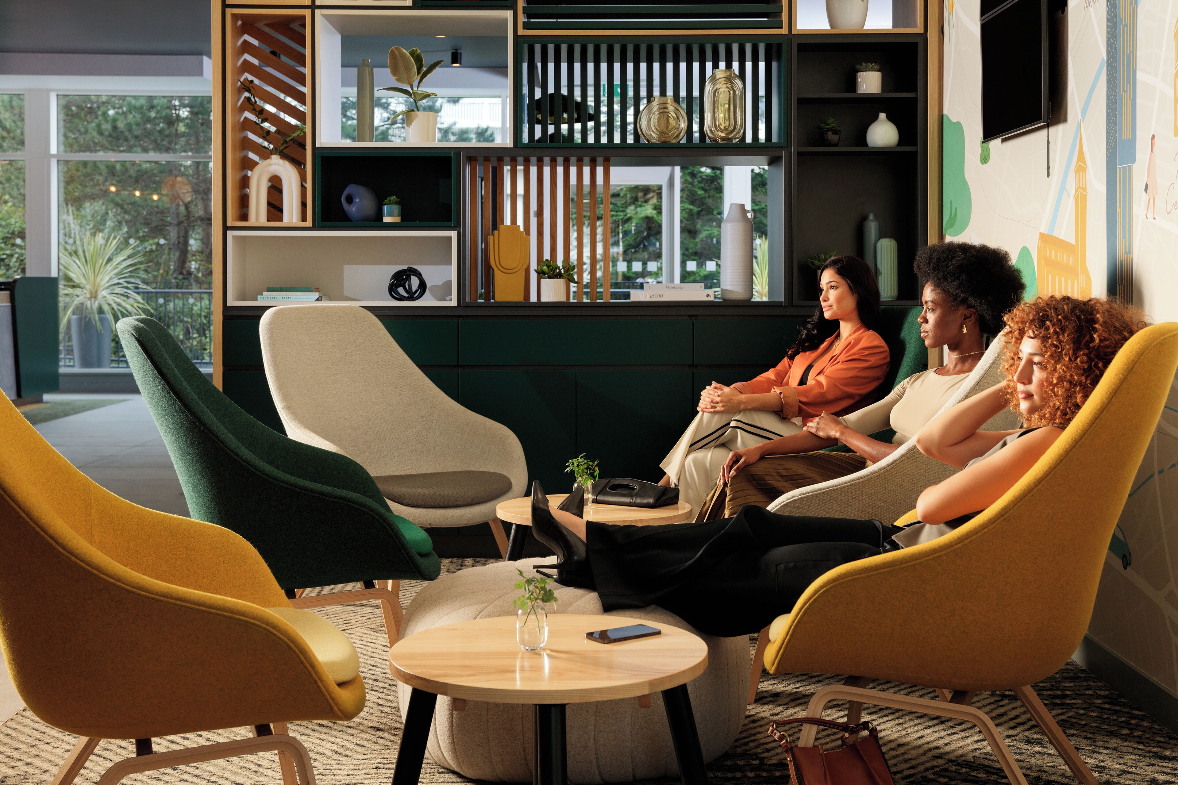 Khu tiếp khách ở sảnh