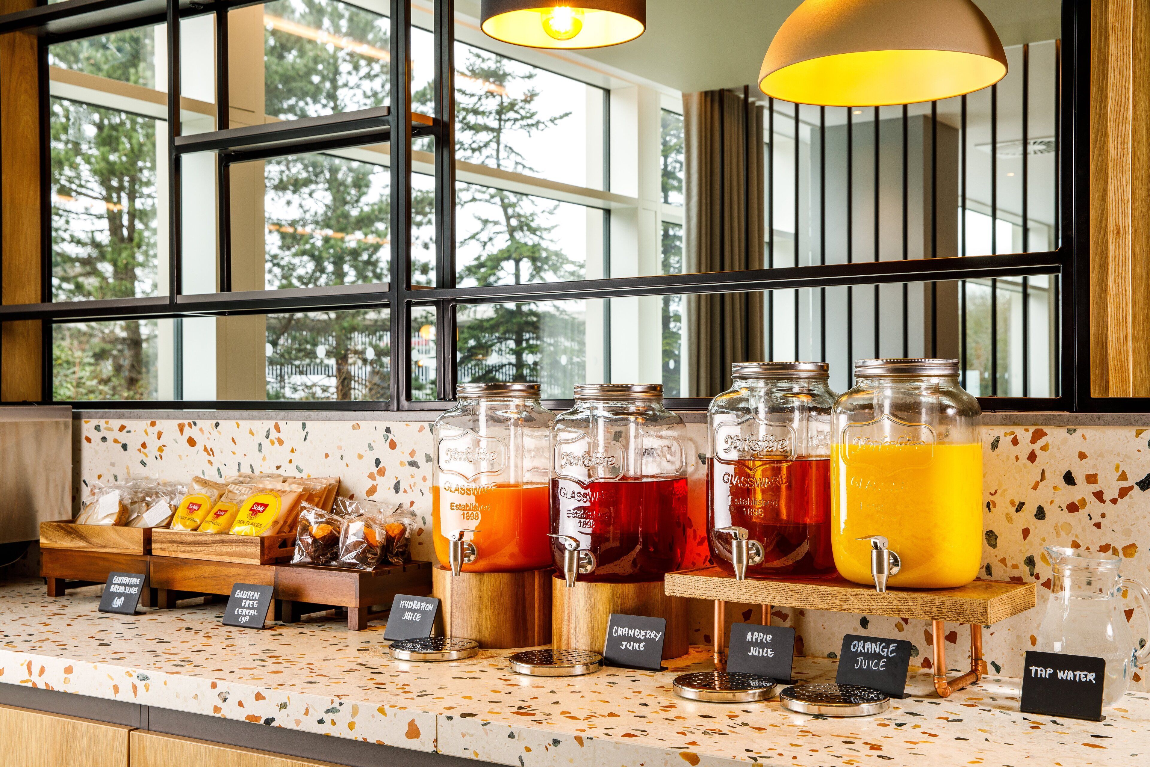 Daily buffet breakfast for a fee