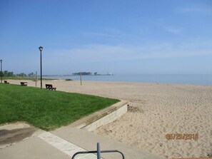 Sun-loungers, beach towels