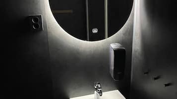 Shower, toilet paper