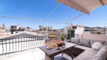 Premium Apartment, Terrace, Sea View | Balcony view