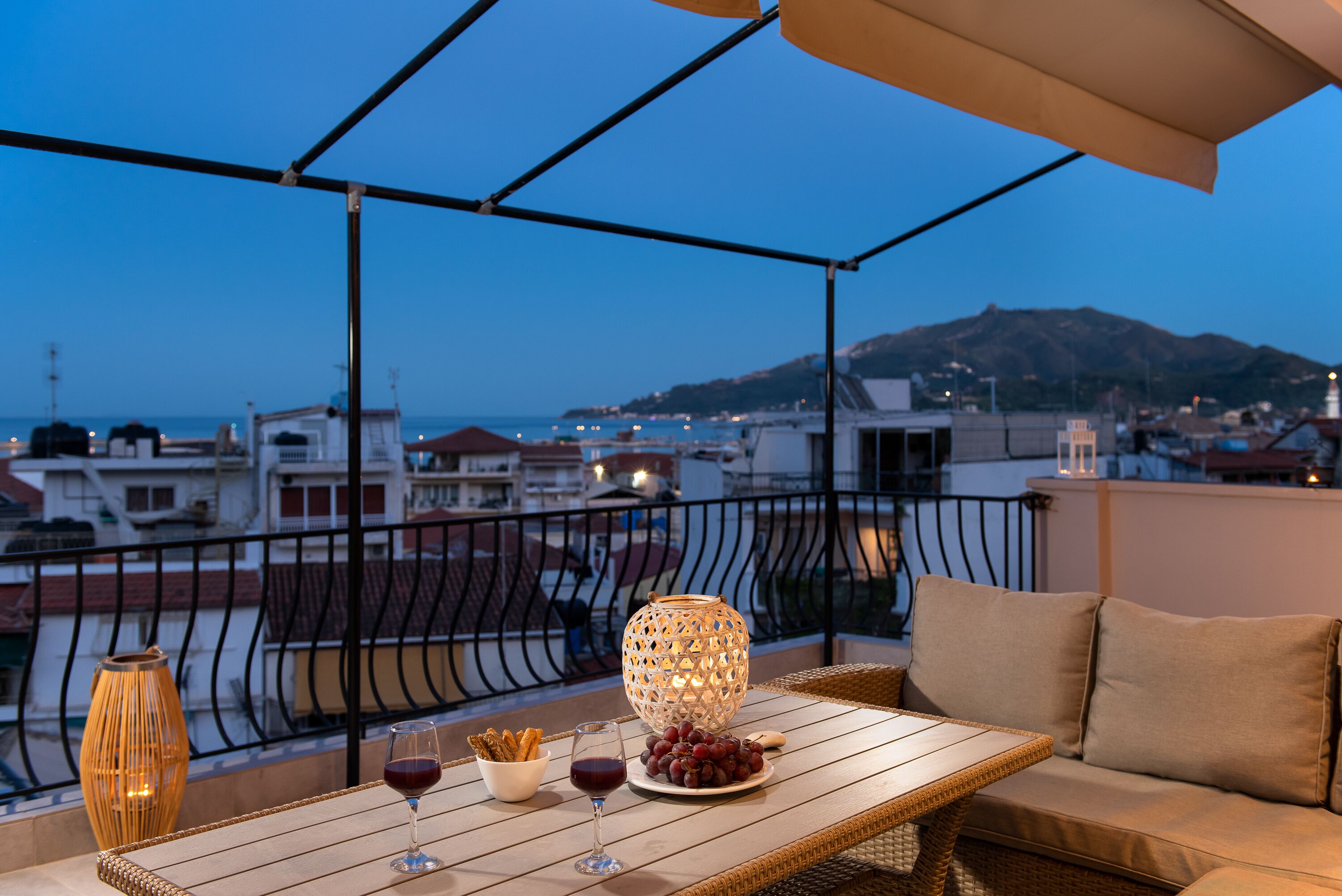 Junior Apartment, Terrace, Sea View | Balcony