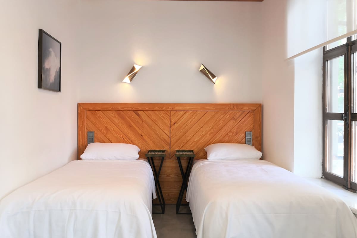 Biancheria da letto di alta qualità, minibar, una scrivania