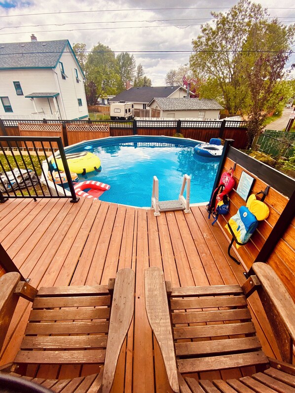 Udendørs pool, opvarmet pool