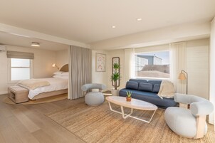 Suíte estúdio | Roupas de cama premium, edredons de pluma, individualmente decorados