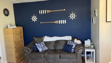 Smart-tv och eldstad